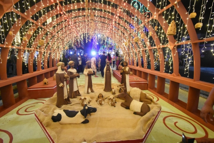 Decoração de Natal do Karnak em 2023 / imagem: divulgação