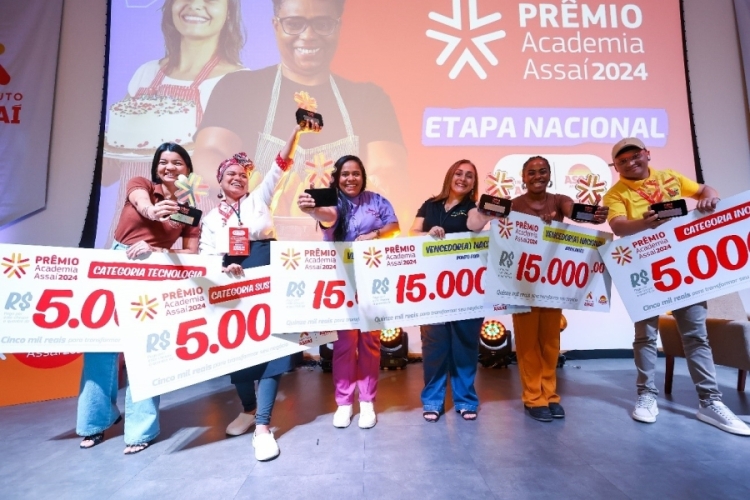 Microempreendedores(as) são premiados(as) na edição de 2024 do Prêmio Academia Assaí, em São Paulo (SP) / imagem: divulgação - Instituto Assaí
