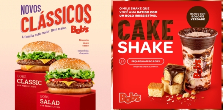 As novidades fazem parte da estratégia do Bob’s / imagem: divulgação