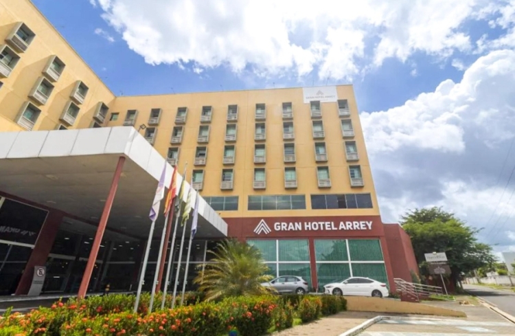 O Gran Hotel Arrey fica localizado na zona Leste de Teresina / imagem: divulgação
