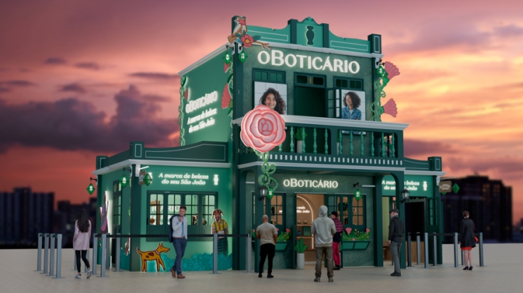 A “Casa do Boticário”, que ganhará versões menores em ativações pelo Brasil / imagem: divulgação