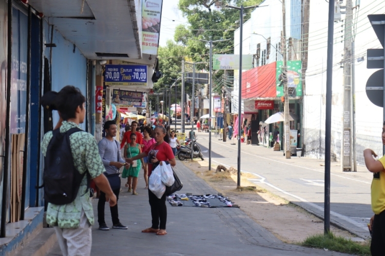 Lojas do Centro de Teresina se preparando para a Black Friday / imagem: divulgação